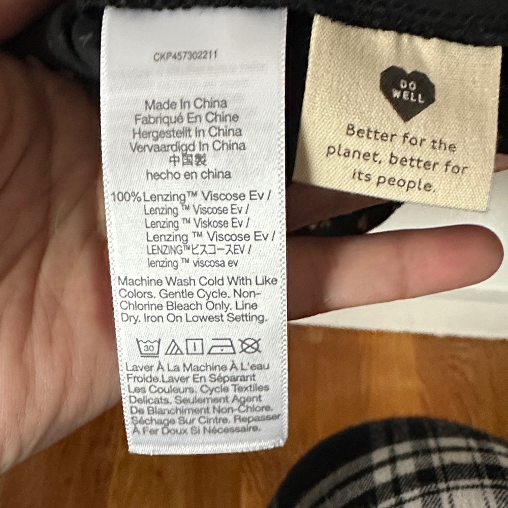 MADEWELL Floral Black Midi Dress - Picture 6 of 6